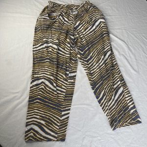 Minnesota Swarm Lacrosse￼ Zubaz Sz M Pants Vtg Purple/ Blue Yellow Vikings